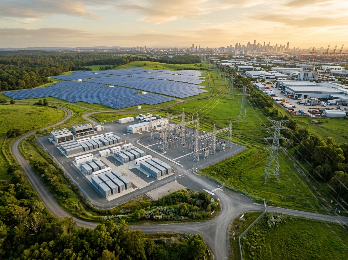 Industrial electrical substation